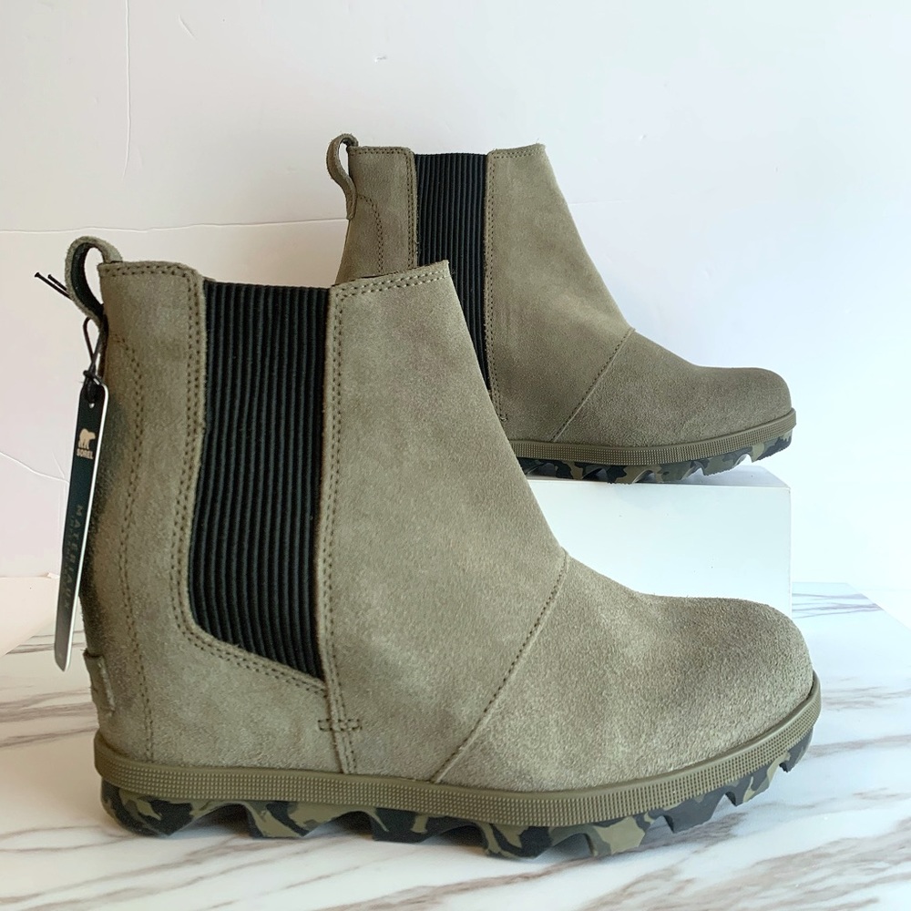Sorel Sage Gray Joan of arctic Wedge II Chelsea - Picture 1 of 10